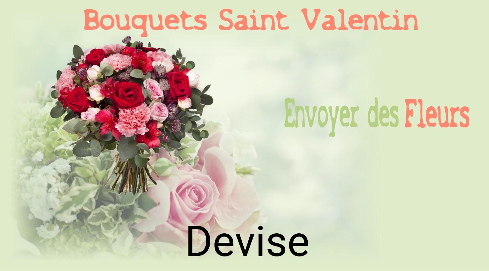 Roses de Saint-Valentin livrées à Devise